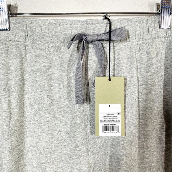 NEW! Goodfellow Casual Lounge Pants Heather Grey Loose Fit - L - Picture 2 of 4